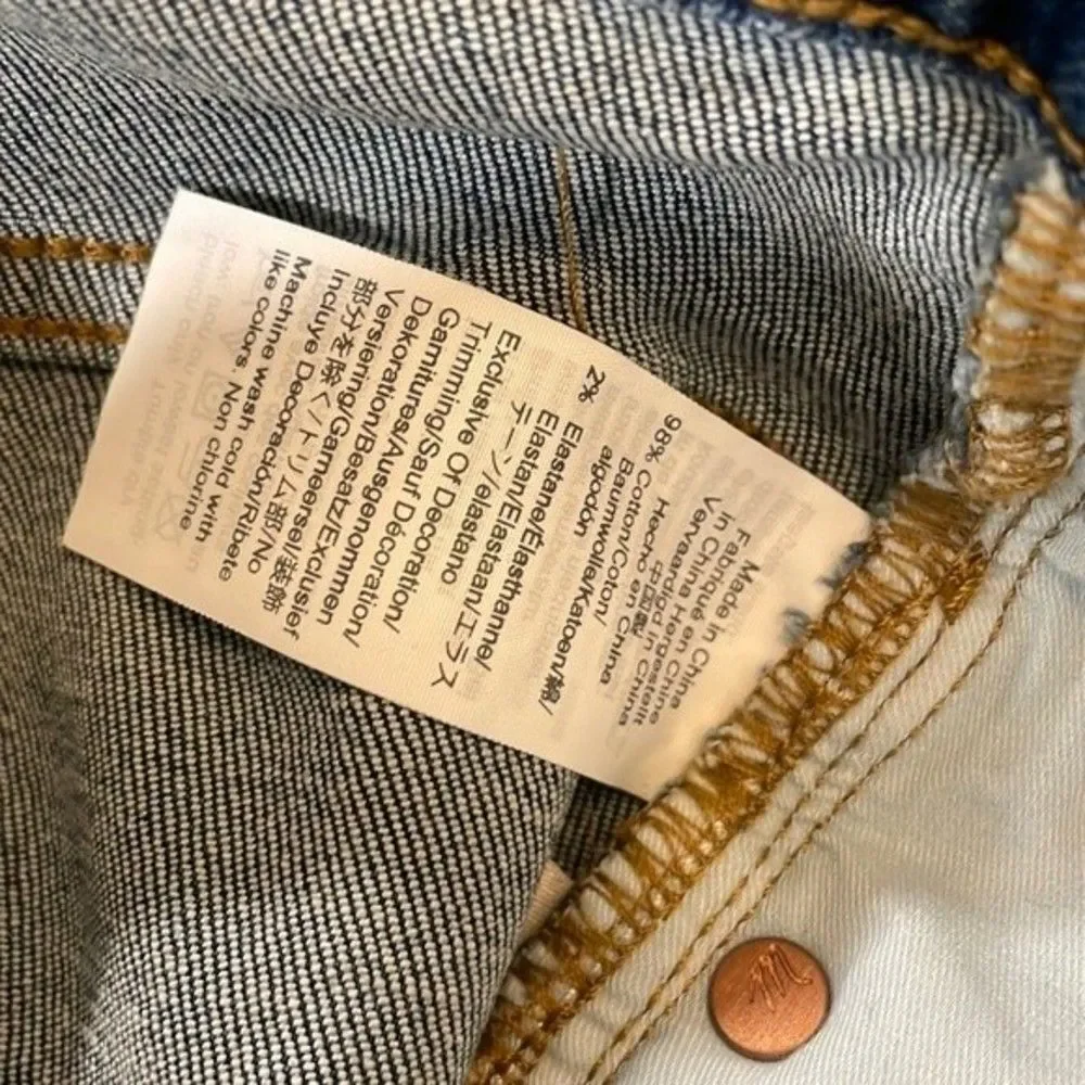 Madewell approx measurements